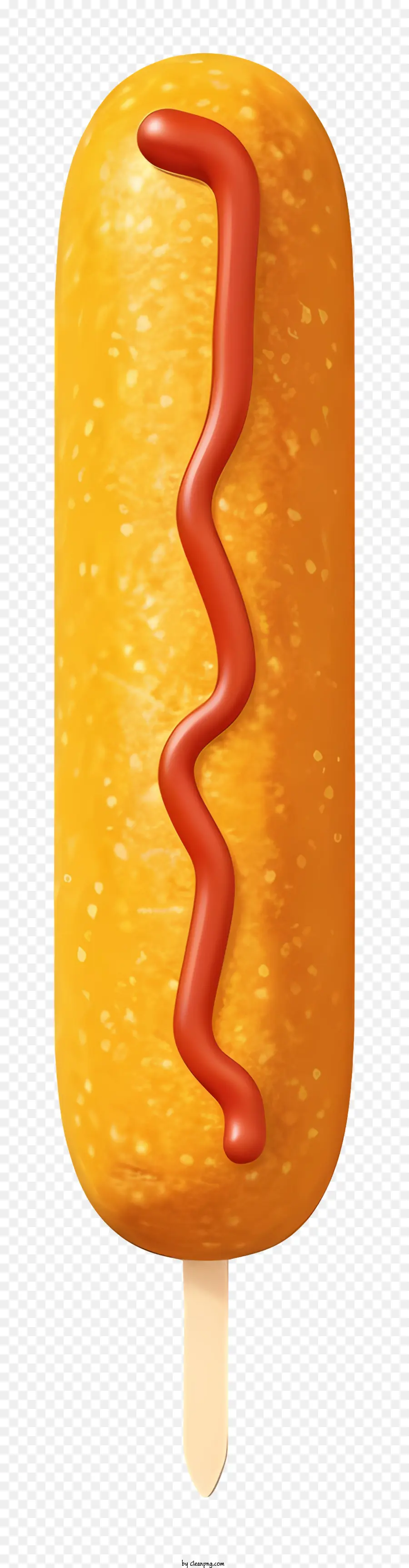 Cône De Gaufre，Ketchup PNG