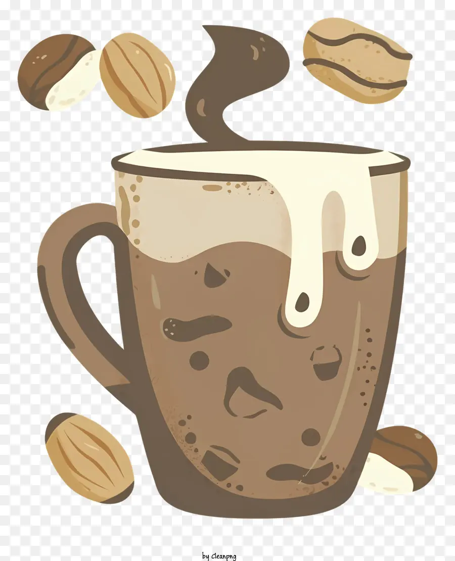 Tasse à Café，Lait PNG