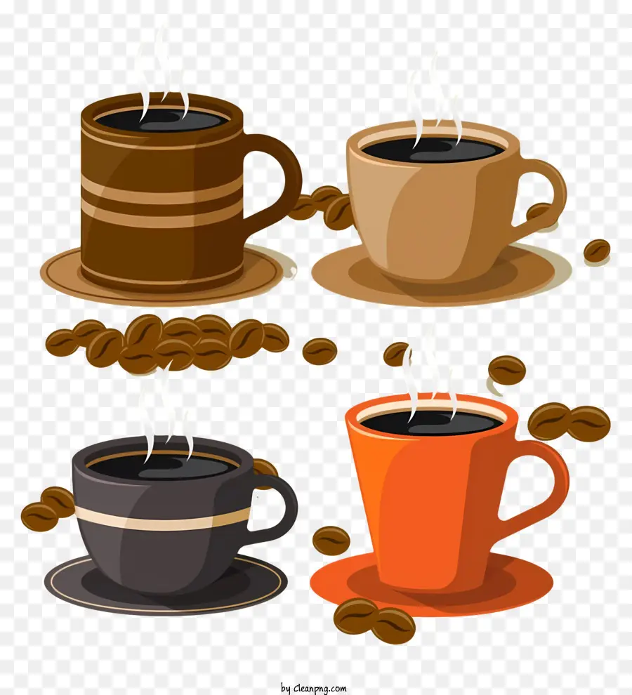 Café，Tasses PNG