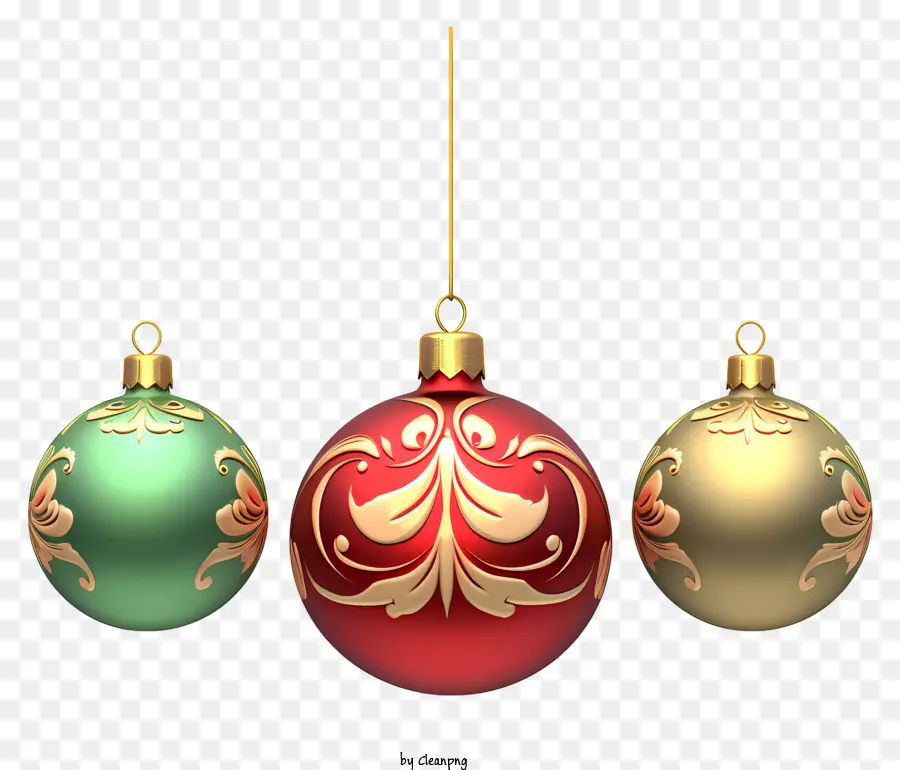 Boules De Noël，Décorations Ornementales PNG