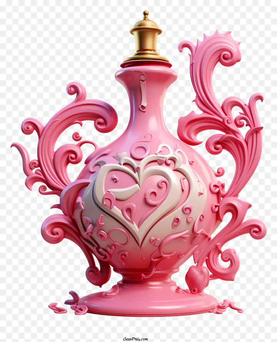 Rose Vase，Vase En Forme De Cœur PNG