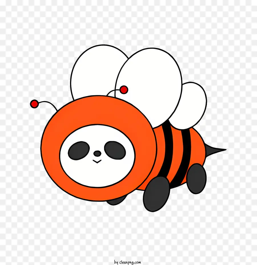 Abeille De Dessin Animé，Abeille Panda PNG