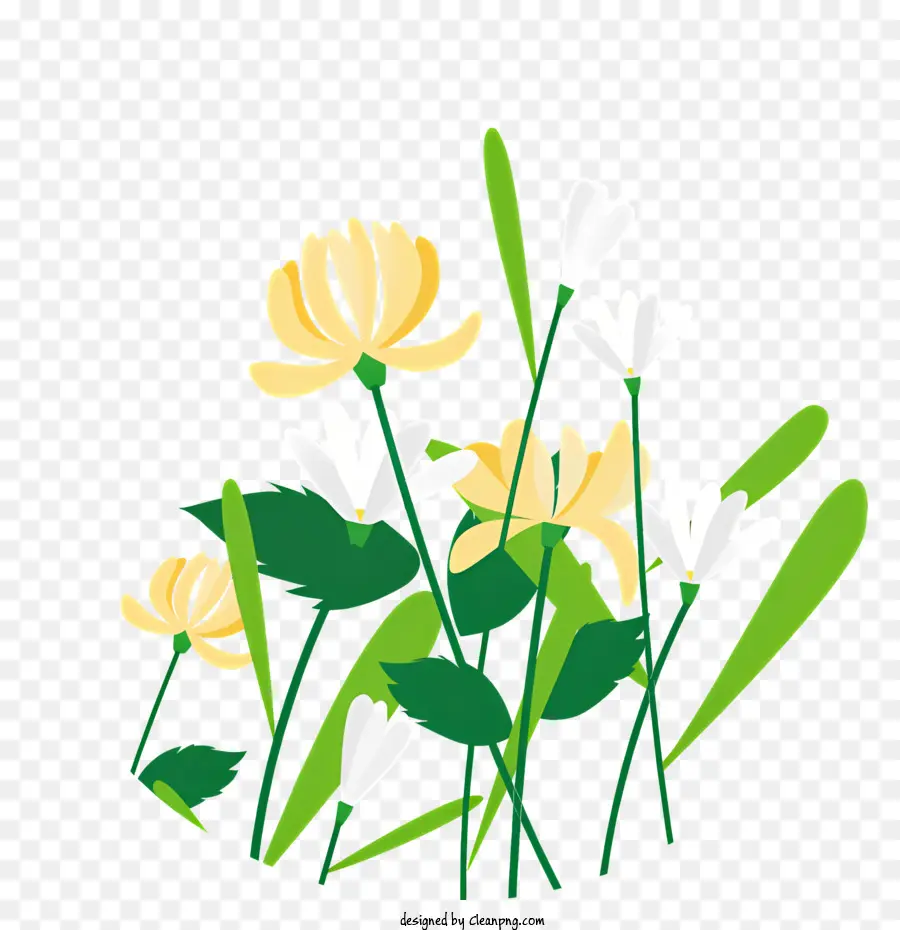 Fleurs，Fleurs Jaunes PNG