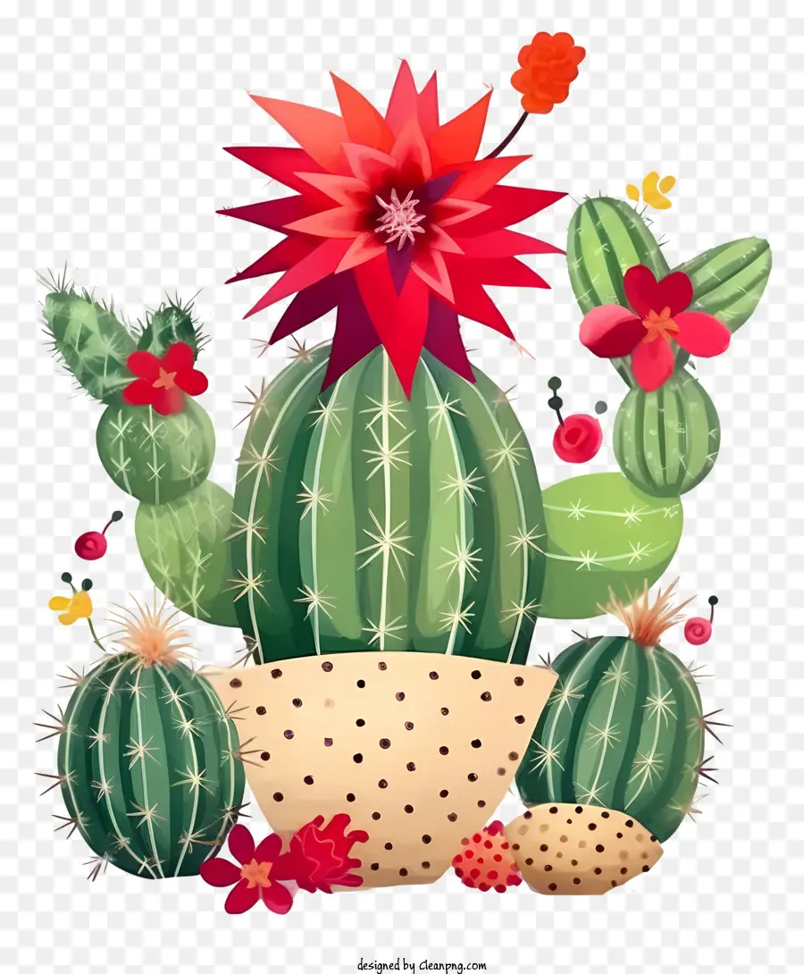 Cactus En Pot，Cactus PNG