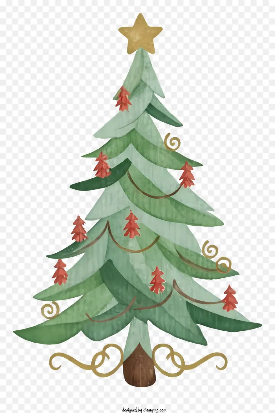 Arbre De Noël，Décorations PNG