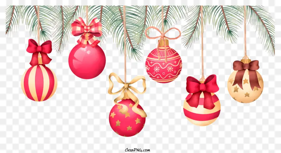 Des Décorations De Noël，Les Décorations De L'arbre PNG