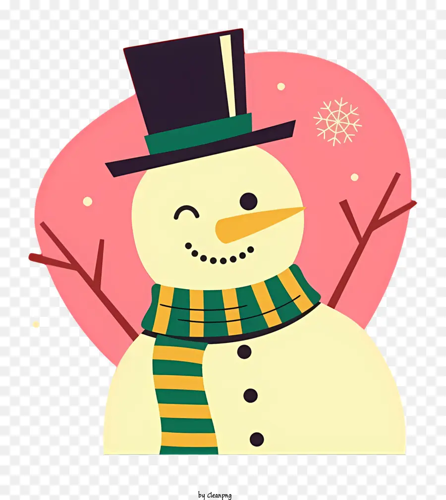 Personnage De Dessin Animé，Bonhomme De Neige PNG