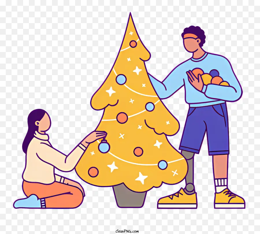 Décoration De Noël，Ornements D'arbres PNG