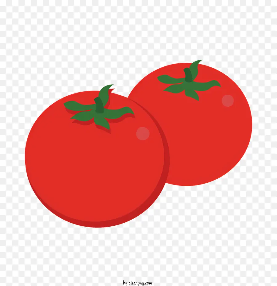 Des Tomates Bien Mûres，Plat Illustration PNG
