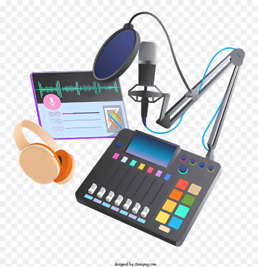 Microphone，Équipement De Podcast PNG