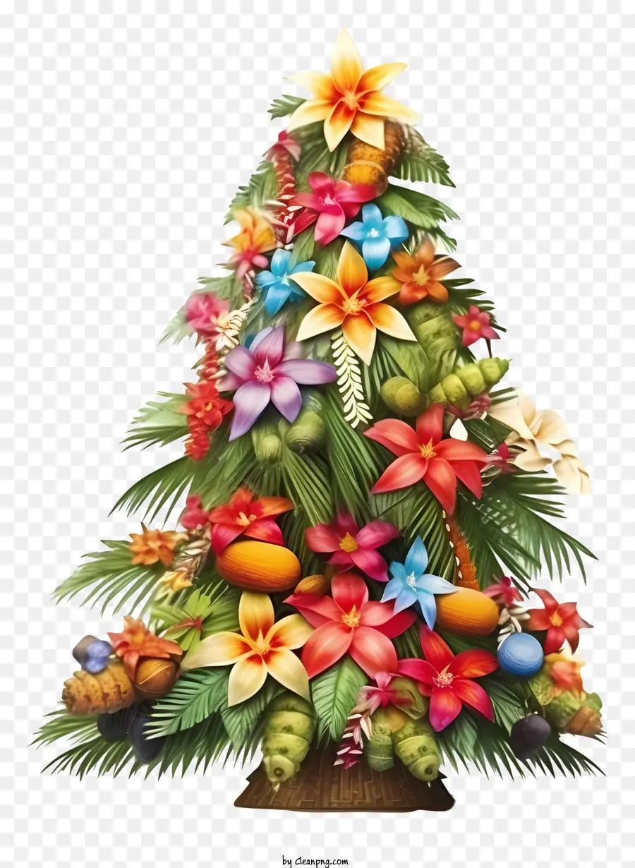 Arbre De Noël，Arbre à Fleurs PNG