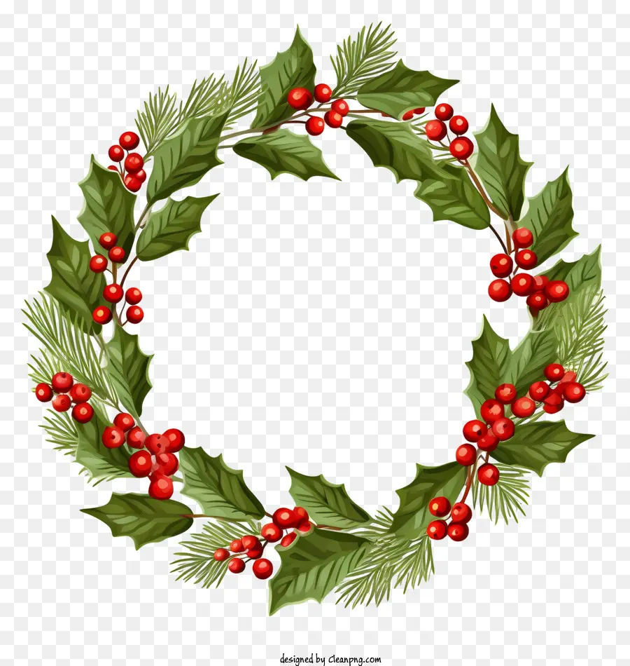 Couronne De Noël，Cadre De Noël PNG