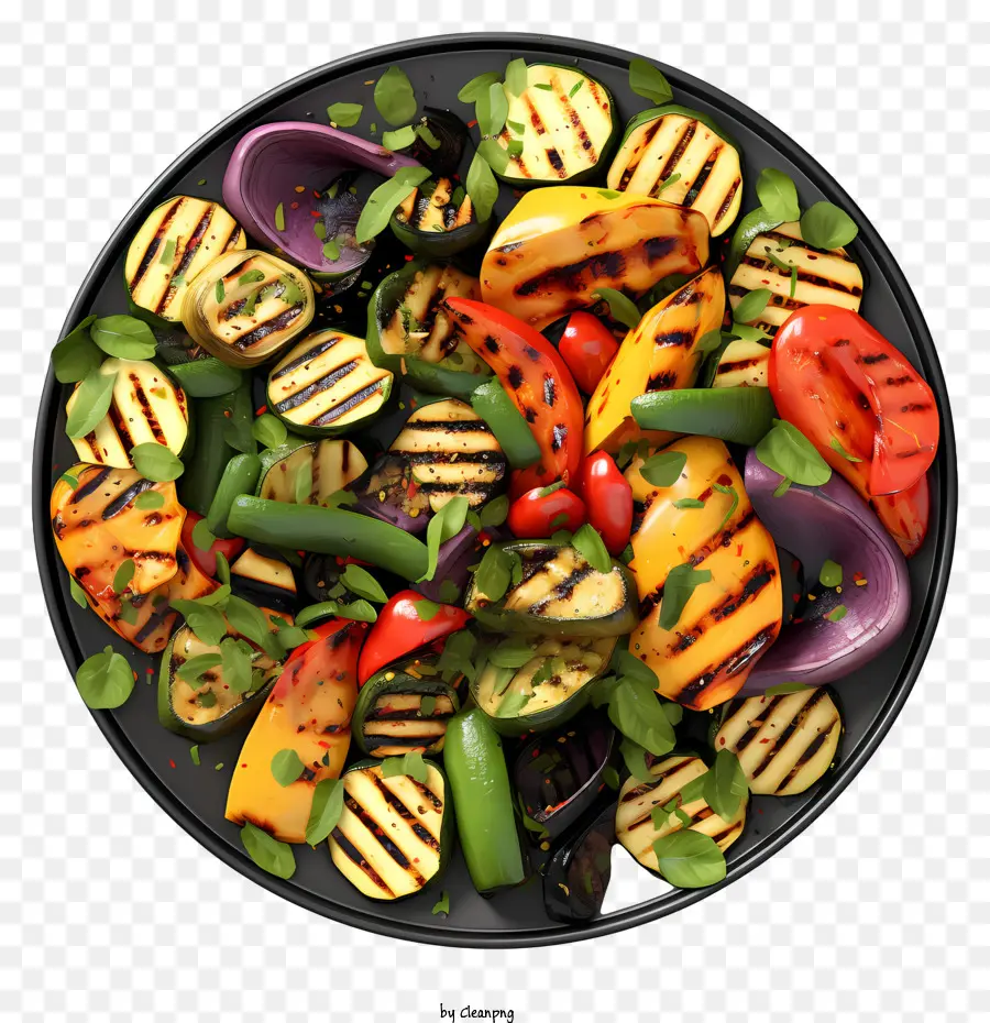 Légumes Grillés，En Bonne Santé PNG