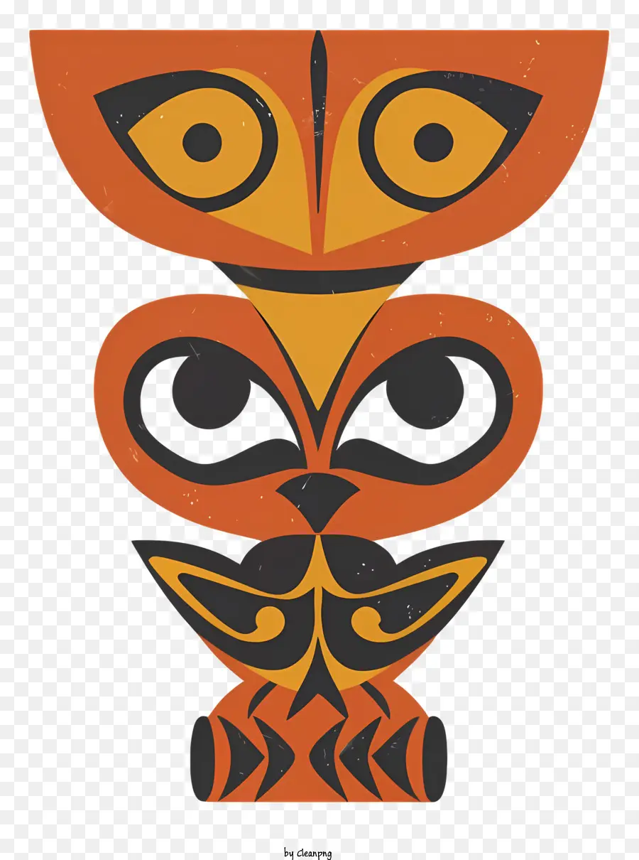 Masque，Totem Orange PNG