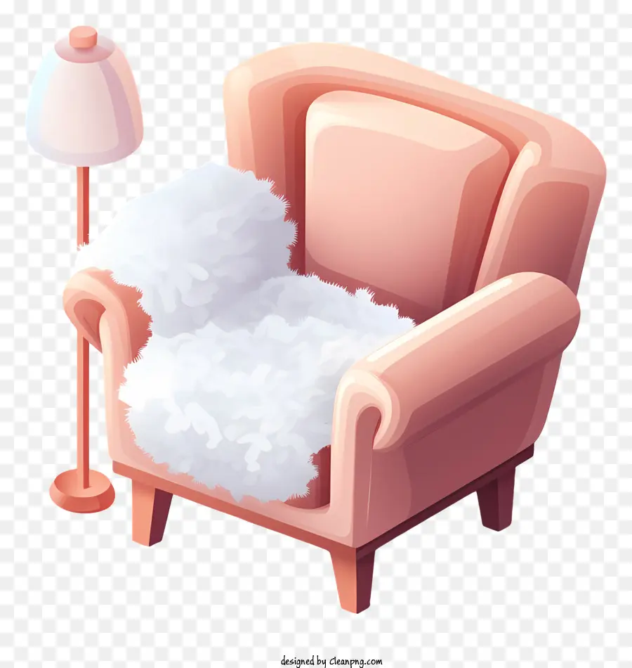 Fauteuil Rose，Lampe PNG