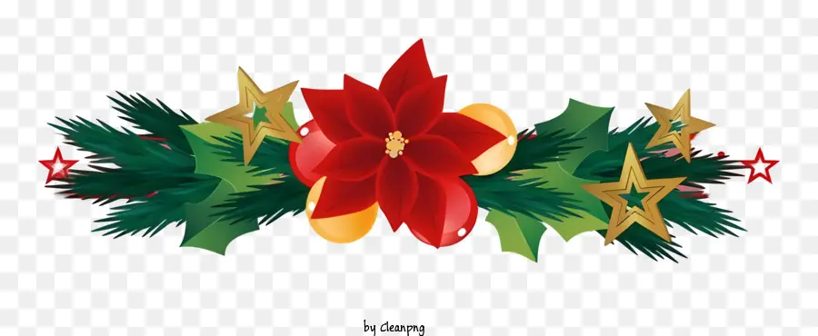 Couronne De Noël，Des Branches De Pin PNG