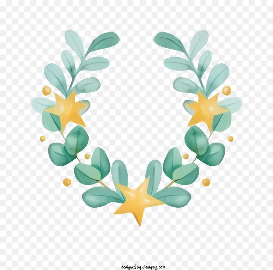 Couronne，Feuilles PNG