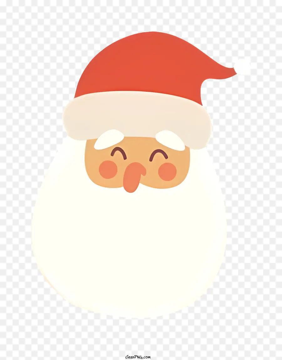 Le Père Noël，Visage Du Père Noël PNG