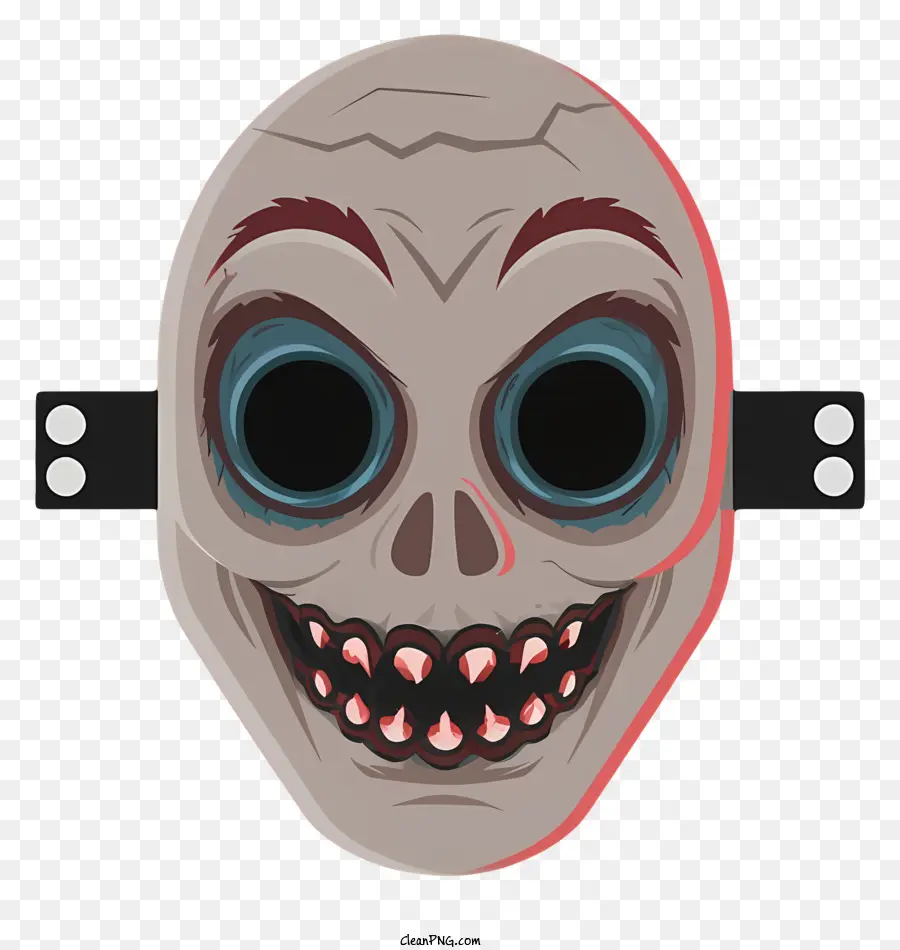 Masque De Crâne，Masque Effrayant PNG