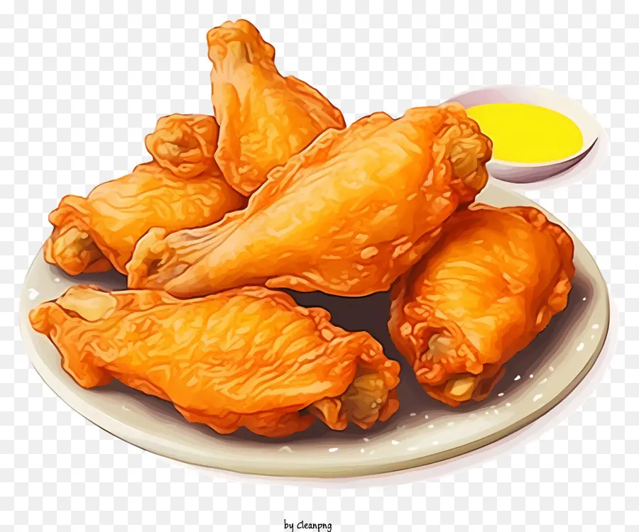 Ailes De Poulet Frites，Poulet Frit PNG