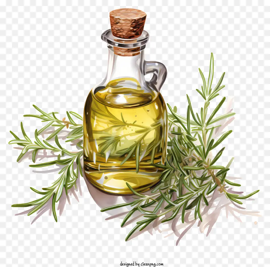 Compte Gouttes D'huile，Bouteille D'huile D'olive PNG