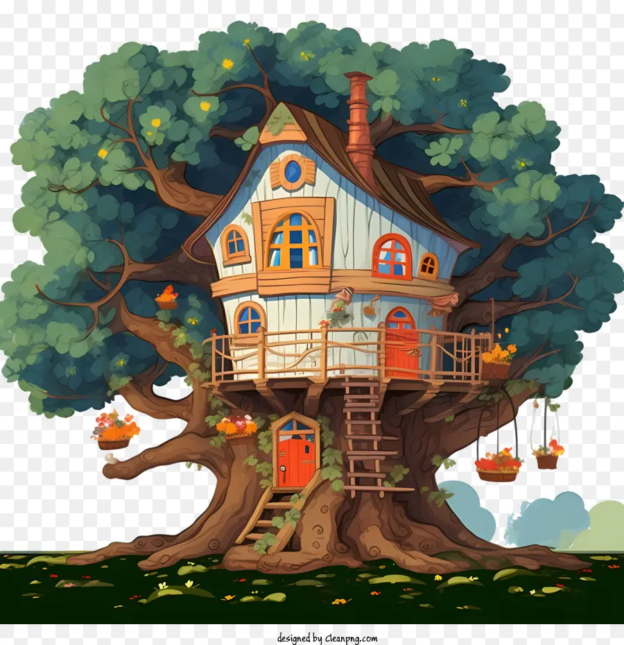 Cabane Dans Les Arbres，Arbre PNG