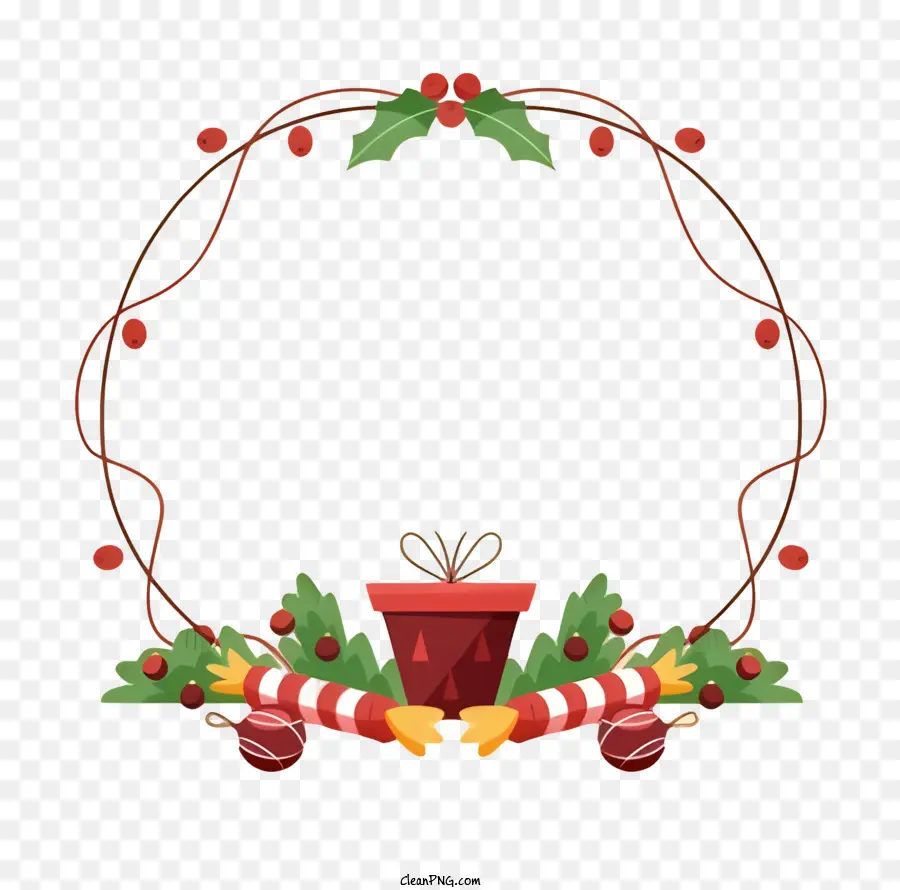 Couronne De Noël，Couronne PNG