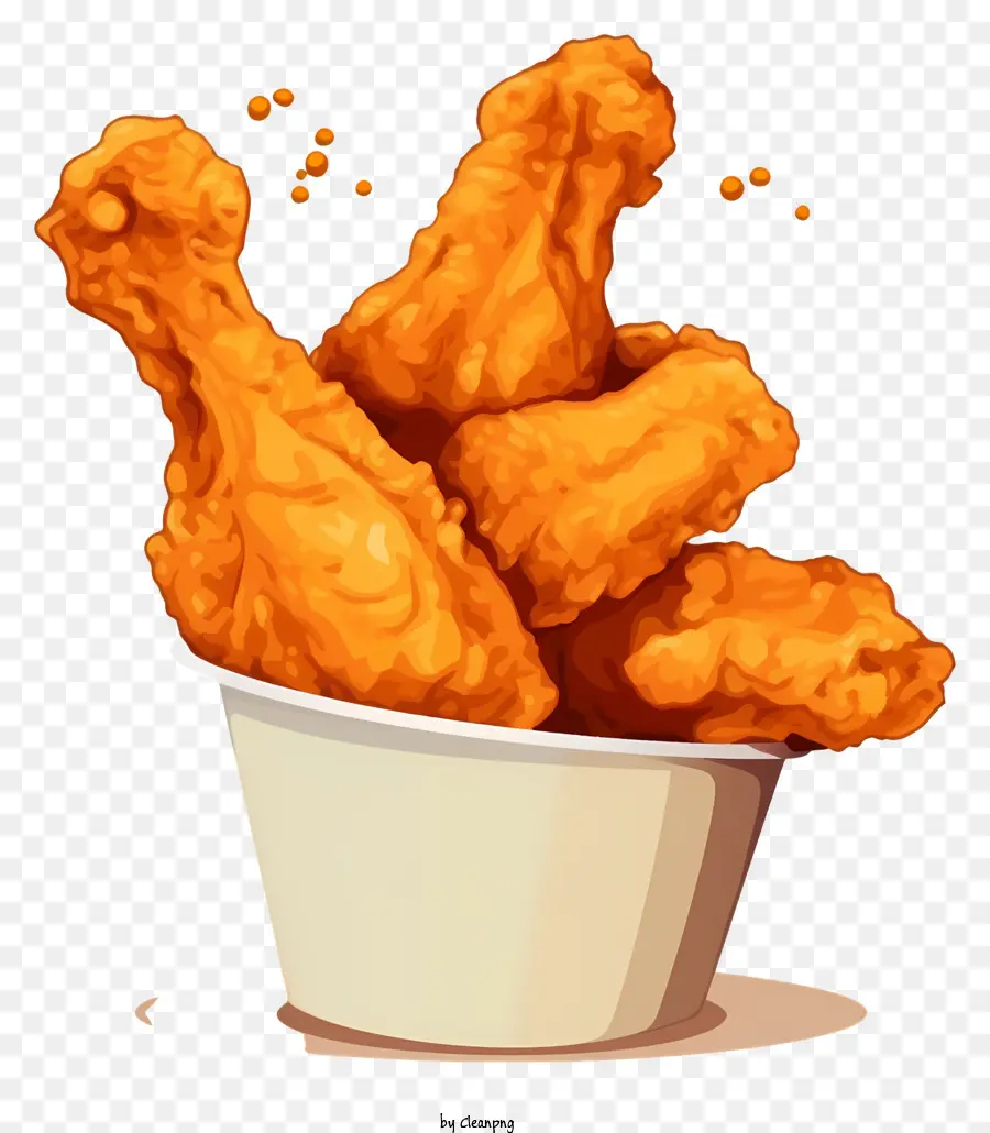 Ailes De Poulet Frites，Poulet Frit PNG