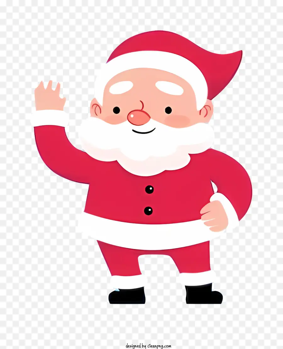 Le Père Noël，Costume Rouge PNG