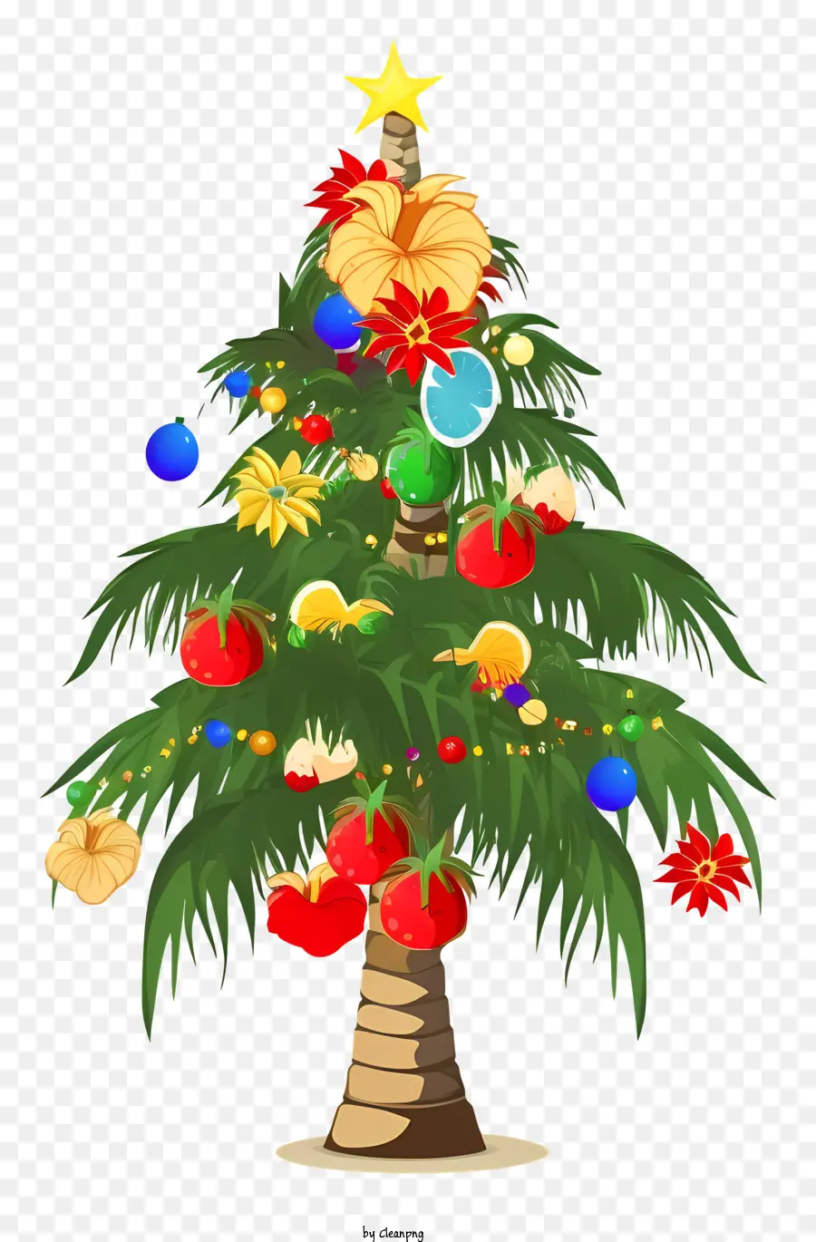 Arbre De Noël，Décorations PNG