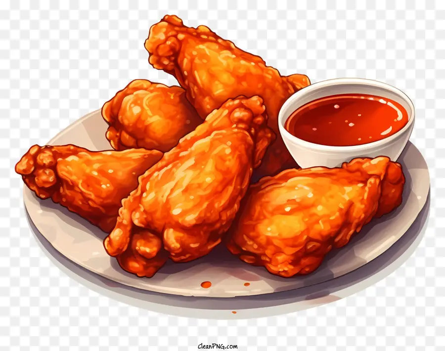 Ailes De Poulet，Sauce PNG