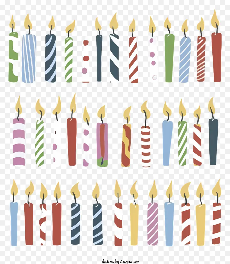 Bougies D'anniversaire，Gâteau D'anniversaire PNG