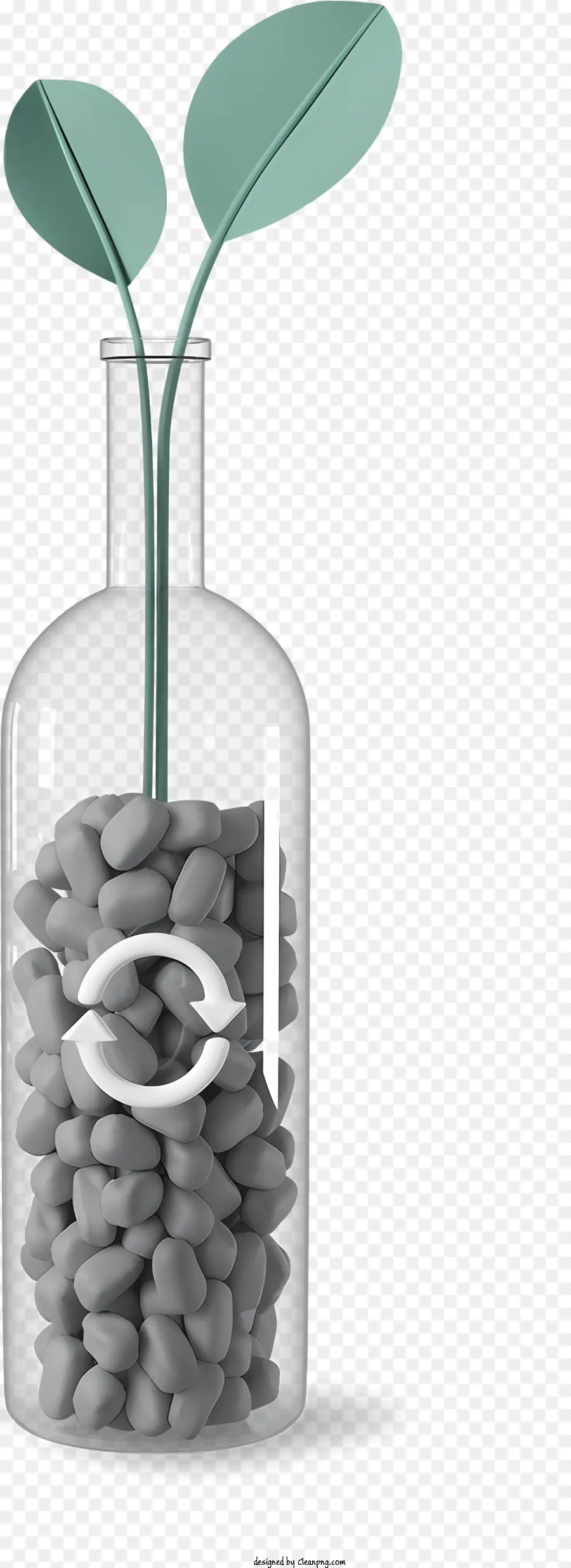 Vase En Verre，Usine De Recyclage En Bouteille PNG