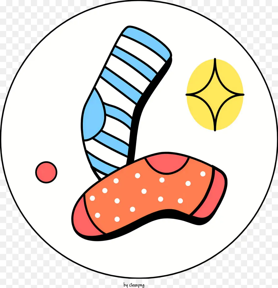 Chaussettes，Chaussettes Colorées PNG