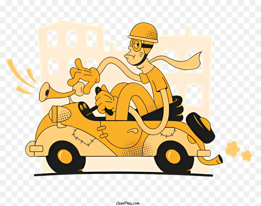 Je M'excuse Pour Toute Confusion，Voiture De Dessin Animé PNG