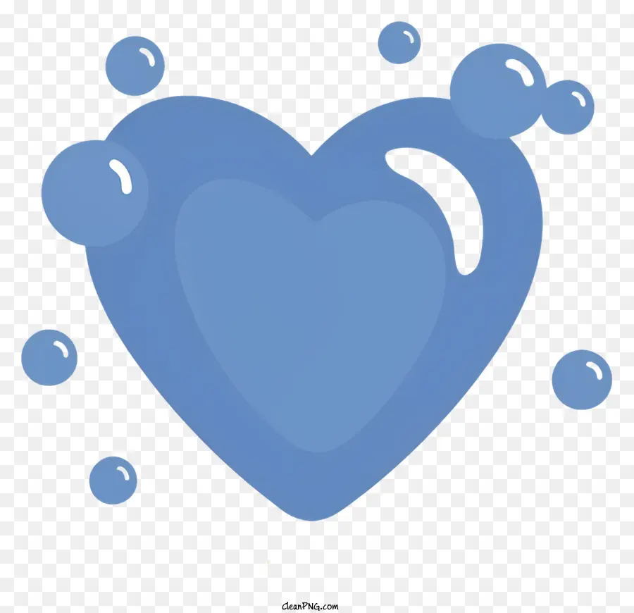 Coeur Bleu，Amour PNG