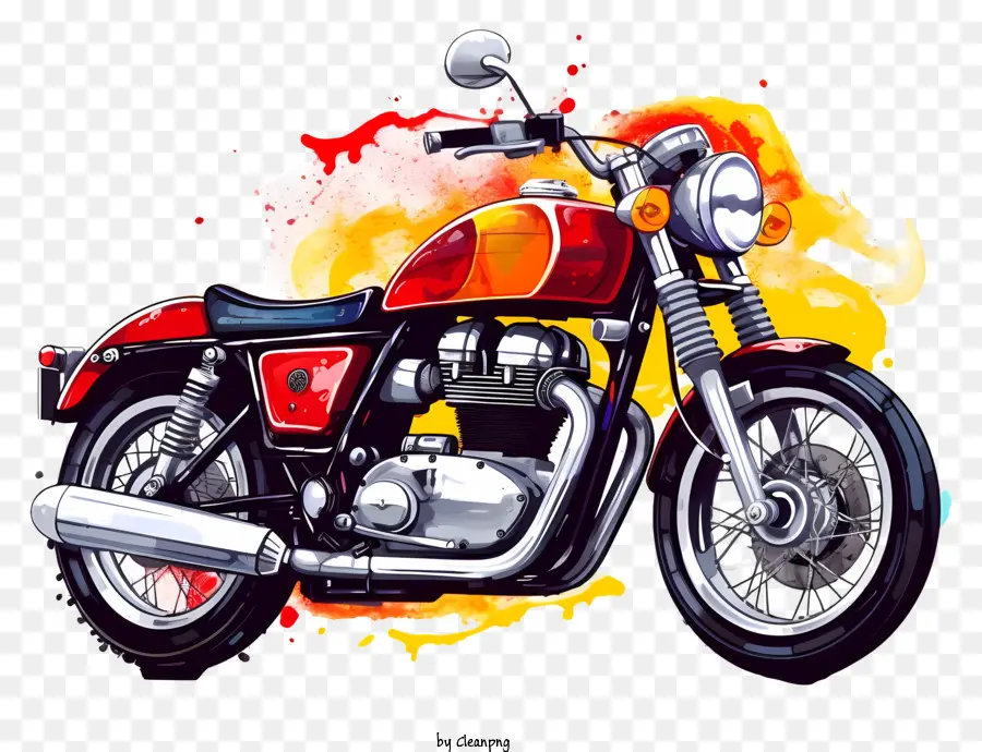 Moto Rouge，Moto Jaune PNG