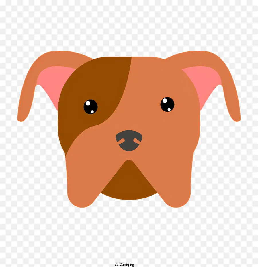 Chien Brun，Visage De Chien PNG