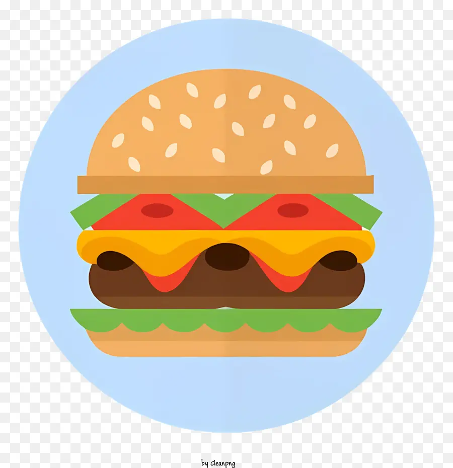 Hamburger，Burger Noir PNG