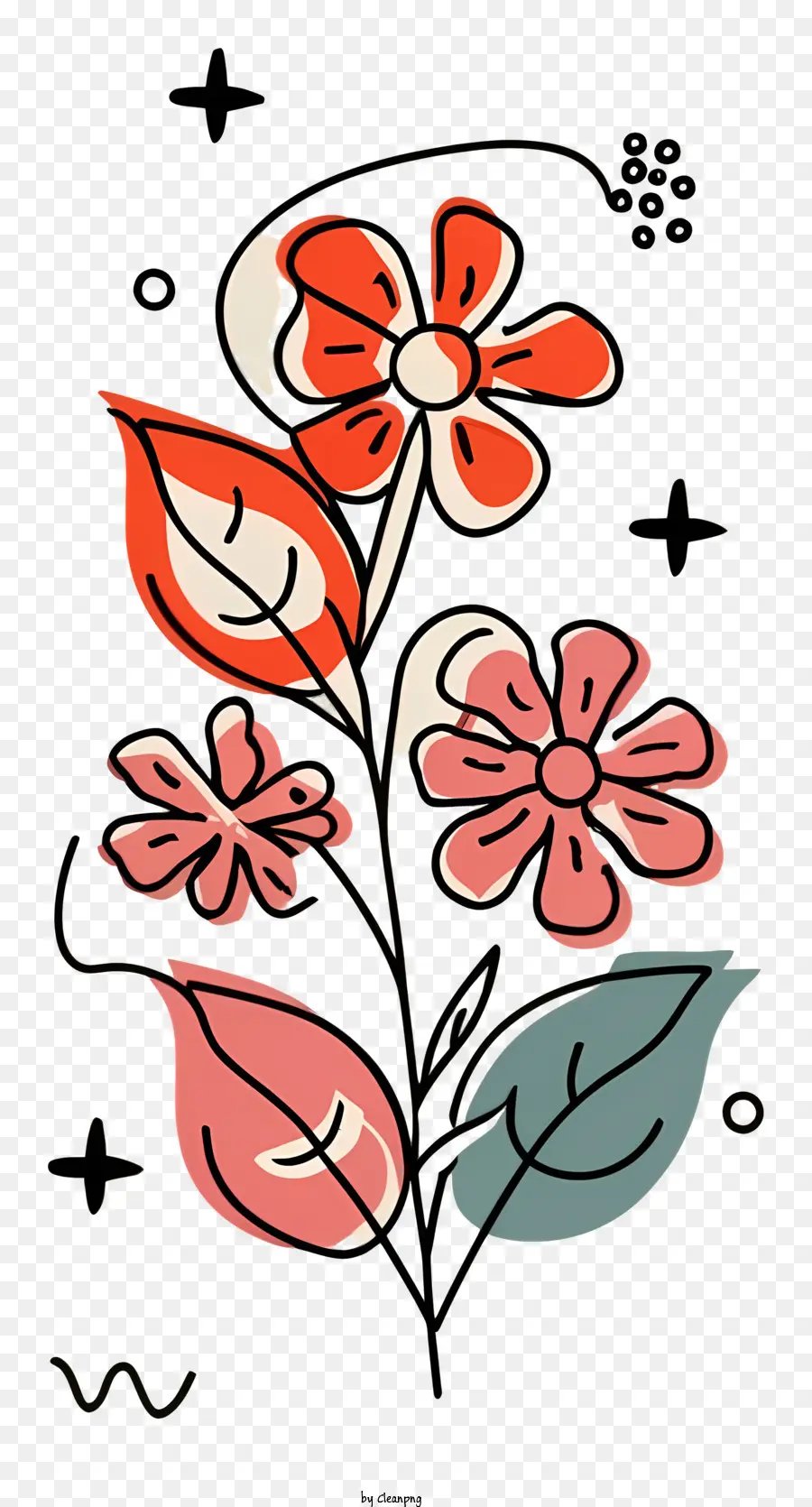 Fleurs，Dessin Floral PNG