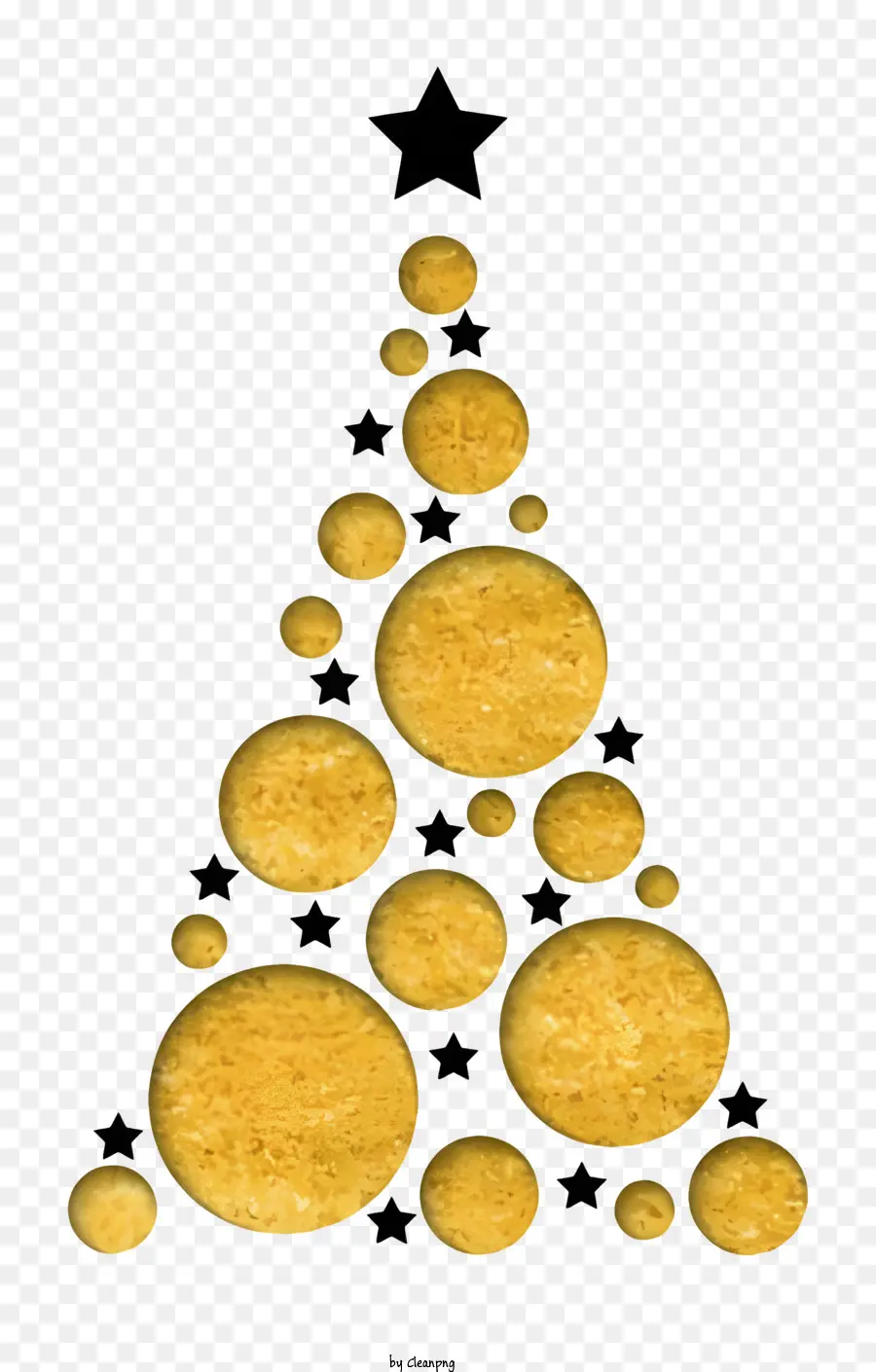 Arbre De Noël，Les Pièces D'or PNG