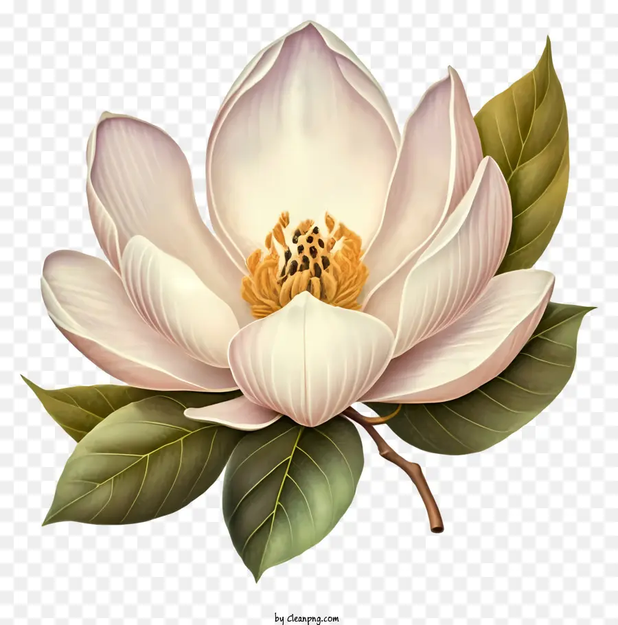 Fleur De Magnolia，Des Pétales De Rose PNG