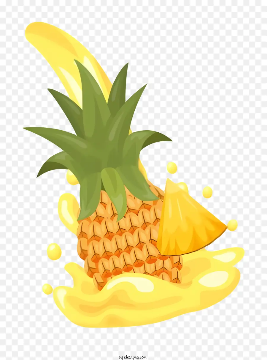 L'ananas，Tranche D'ananas PNG