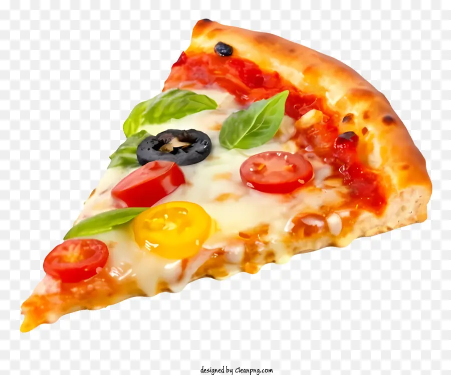 Tranche De Pizza，Pizza Au Fromage PNG