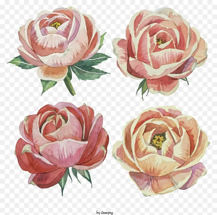 Roses Roses，Fleurs PNG