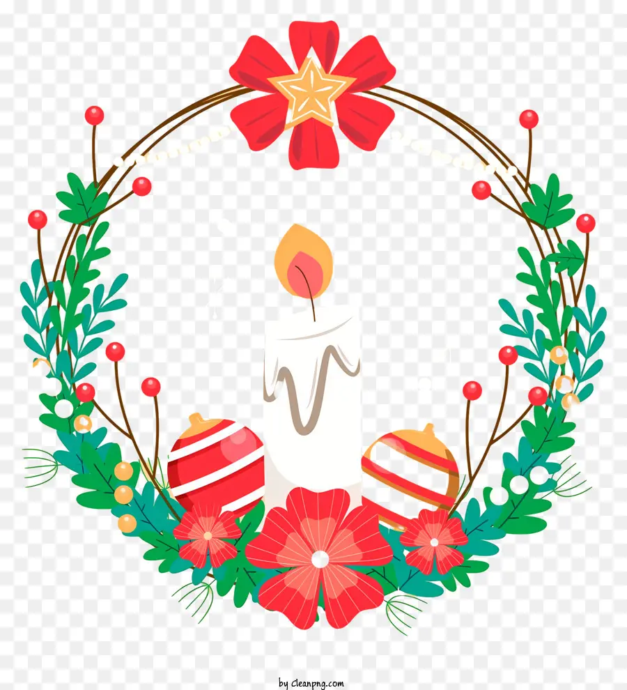 Couronne，Couronne De Noël PNG