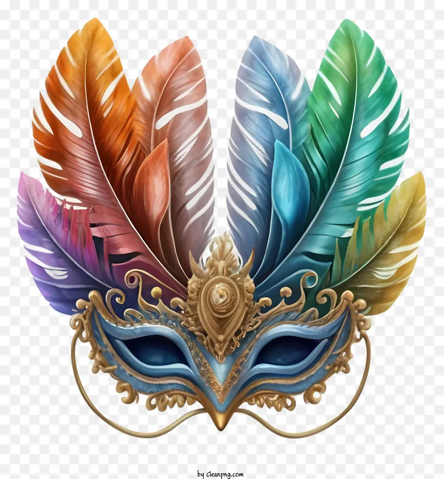 Masque à Plumes，Masque PNG