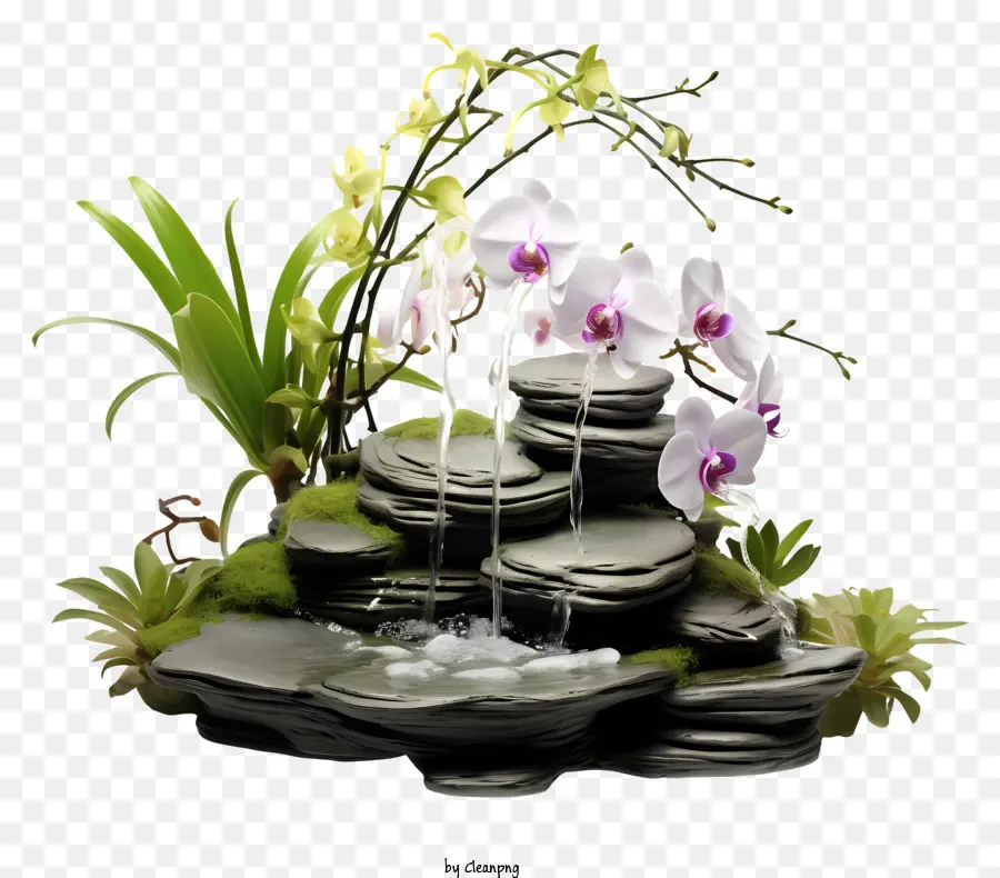 Caractéristique De L'eau，Jardin Zen PNG