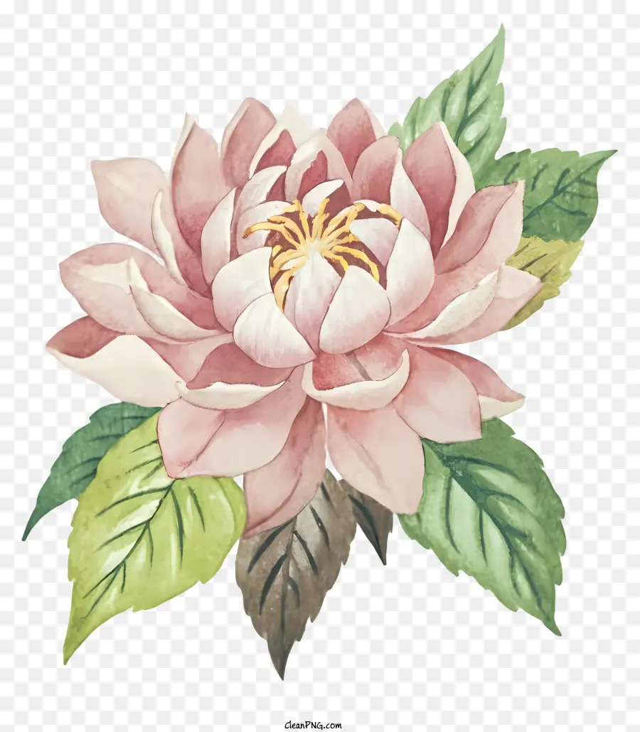 Aquarelle Rose，Fleur Rose PNG