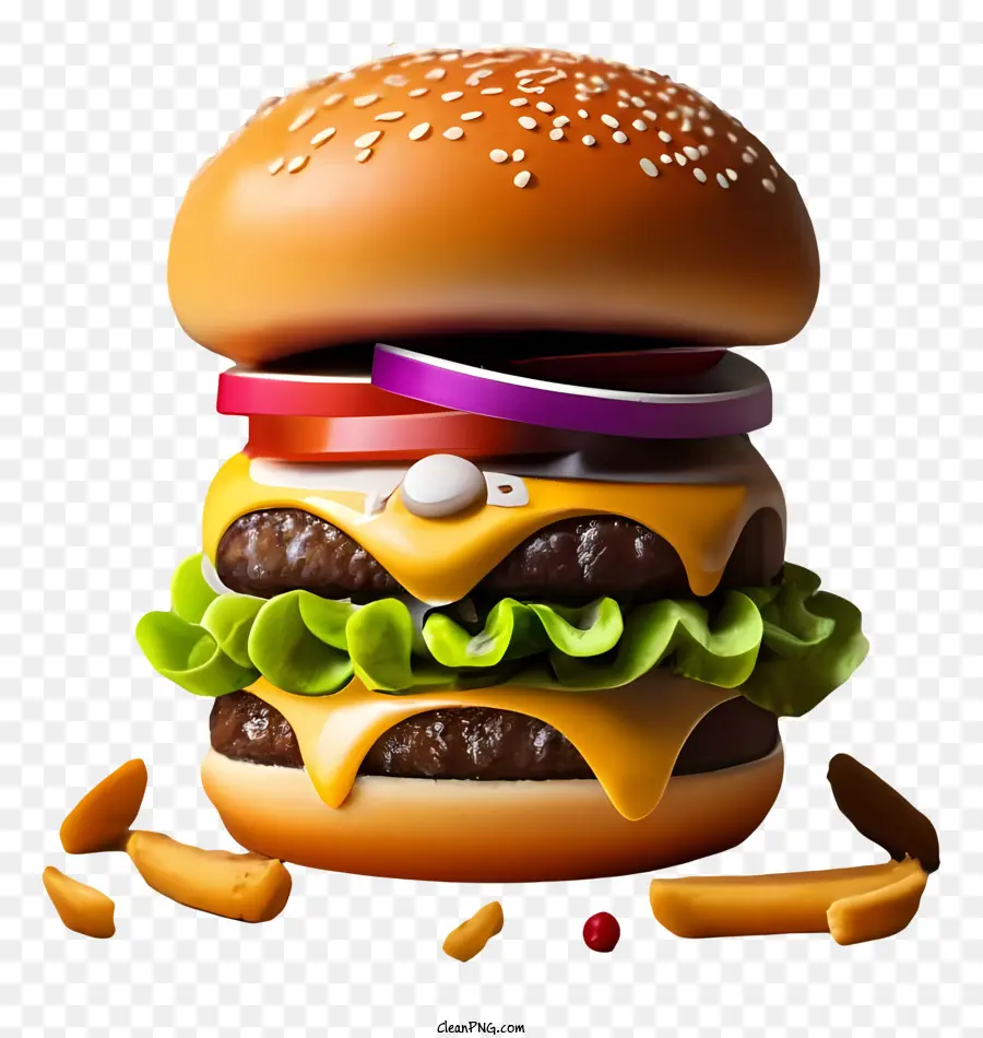 Hamburger，Patty PNG